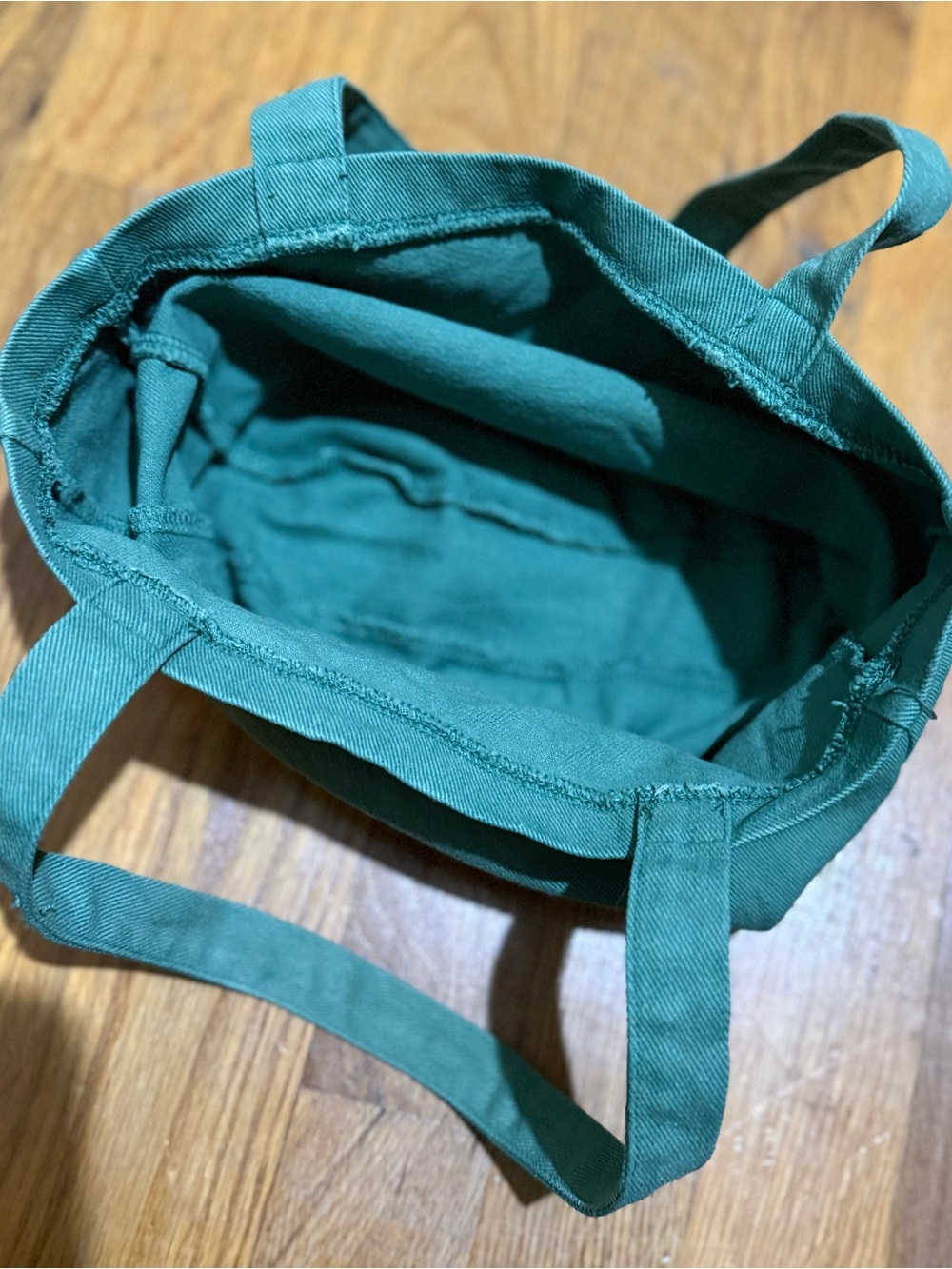 Fashion Brand Company Mini Canvas Tote Green - Picture 3 of 4